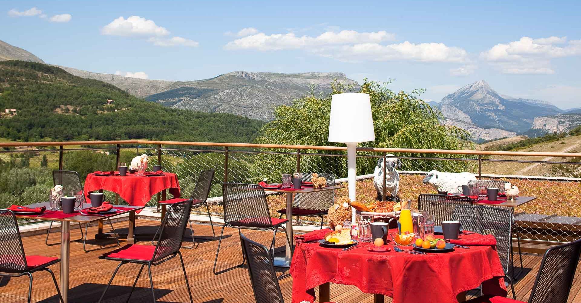 Terrasse Hotel des Gorges du Verdon